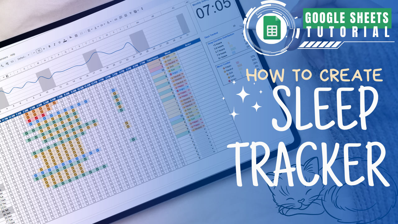 sleep tracker google sheets video