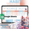 Habit Tracker Google Sheets Cats Grow