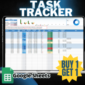 Task Tracker Google Sheets _Simple - Fuuko Journal