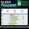 sleep tracker google sheets